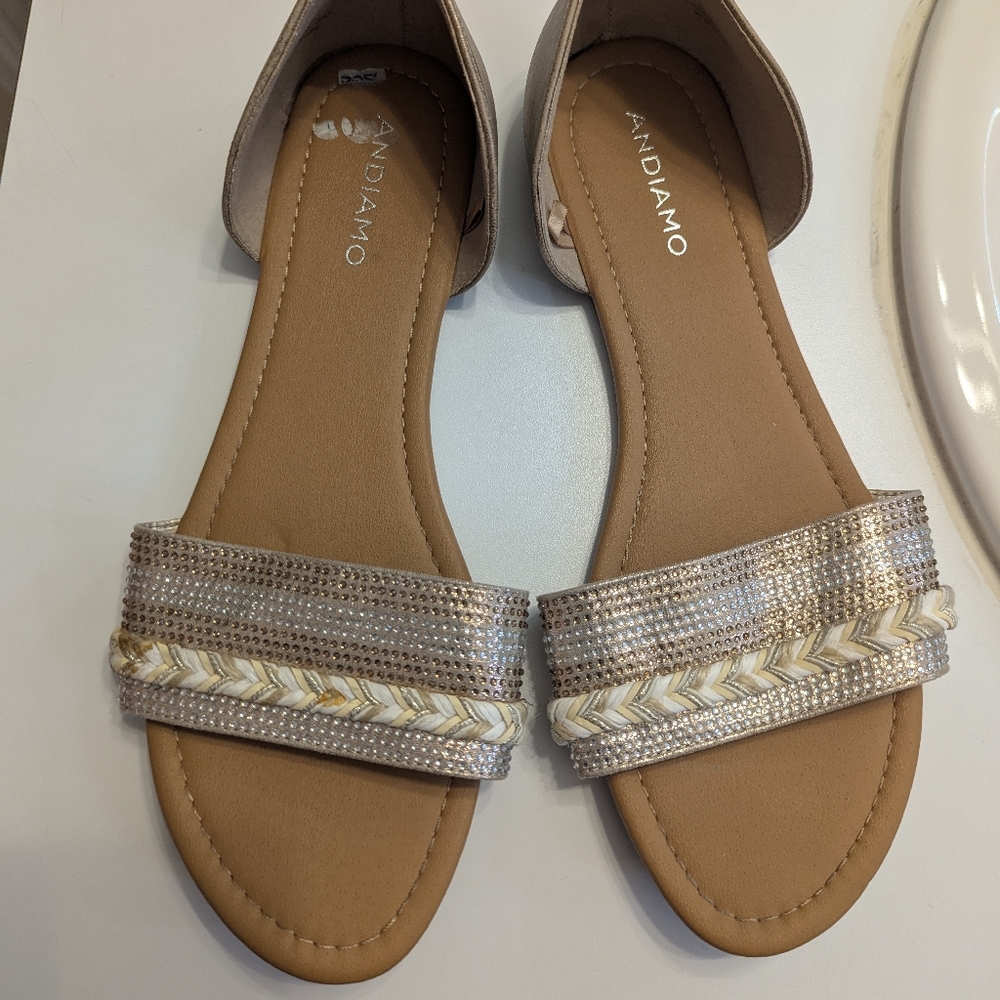 Gold sandal